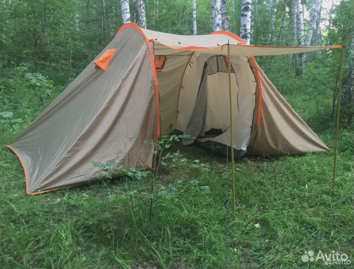 Палатка 4 места, 2 комнаты