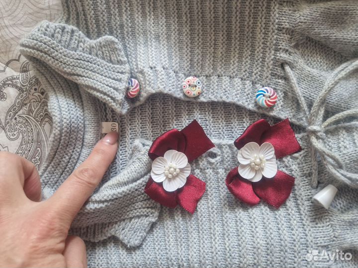 Кофта, кардиган для девочки 80