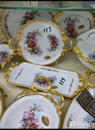 Тарелка бронза