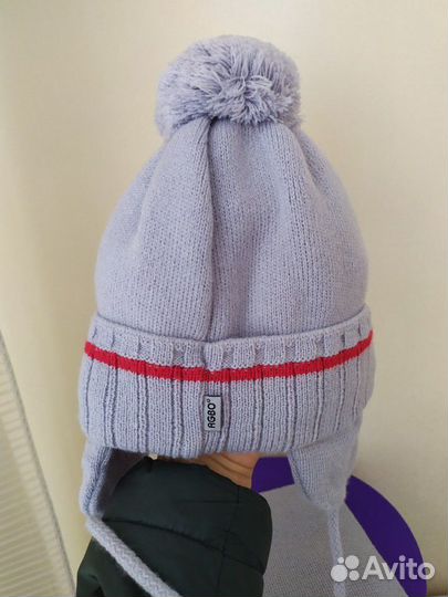 Новая шапка зимняя и шарф размер 50-52