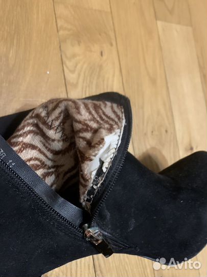 Ботильоны на высоком каблуке 38