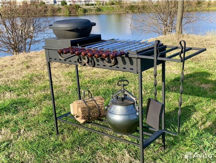 Мангал с подставкой под казан / Вип качество