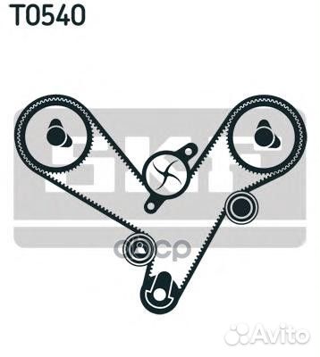 Ремень грм зубчатый с роликами, комплект vkma95
