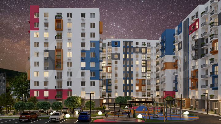 1-к. квартира, 45,3 м², 4/10 эт.