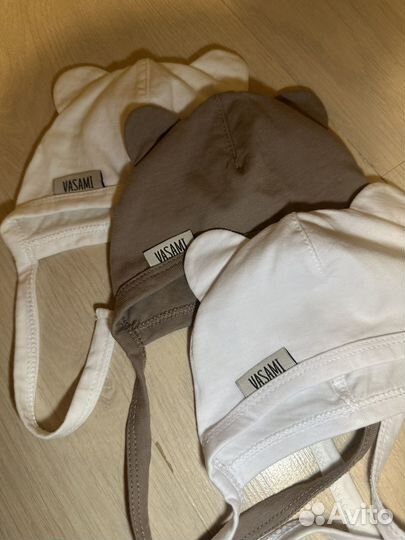 Набор шапочек для новорожденного