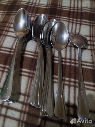 Ложки столовые, чайные, вилки, ножи нержавейка