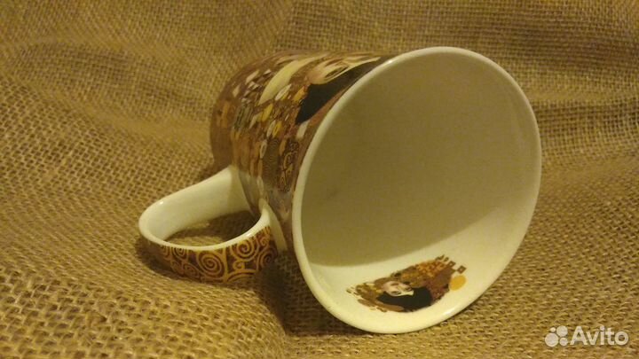 Фарфоровая кружка. Адель. Климт