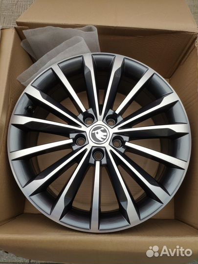 Skoda Trinity Антрацит Оригинал Диски 18е