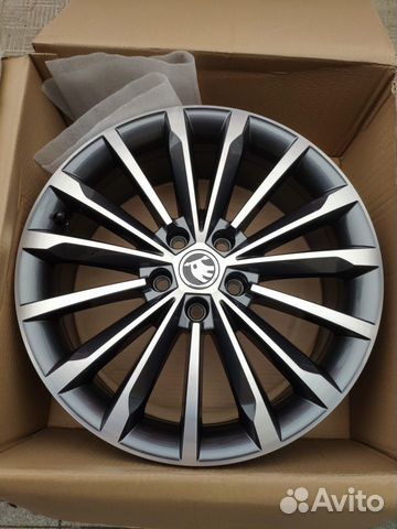 Skoda Trinity Антрацит Оригинал Диски 18е