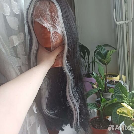 Черный парик косплей