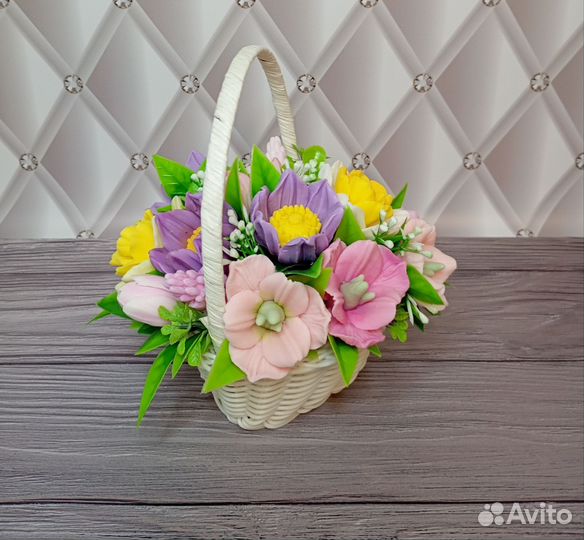 Букет из мыла