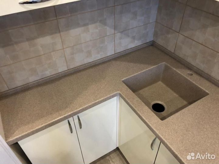 Столешница из искусственного камня из кварца