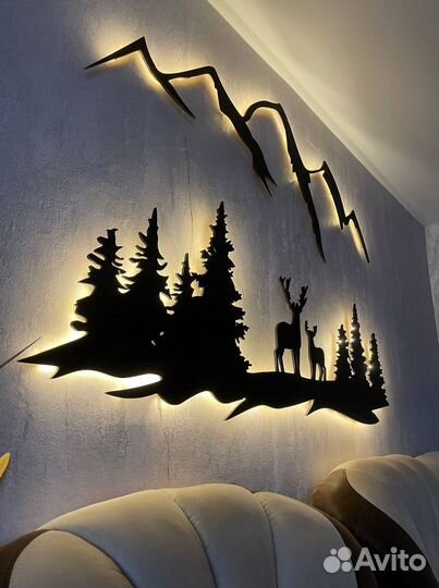 Панно из дерева