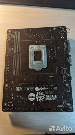 Материнская плата msi h110m pro-vd plus