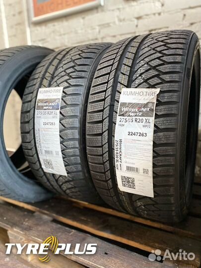 Kumho WinterCraft WP72 275/35 R20 и 245/40 R20 102W