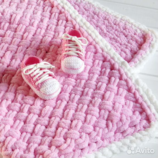 Плед детский плюшевый