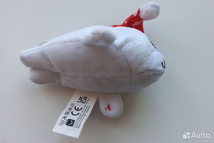 Игрушка Макдоналдс TY тюлень нерпа Рождество