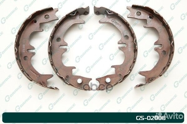 GS-02006 колодки барабанные G-Brake (колодки