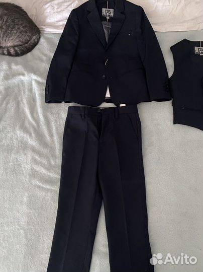 Школьный костюм для мальчика 128 синий