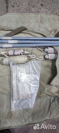 Антена с растяжками армейская СССР