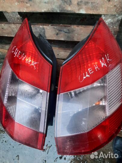 Фонари задние Рено Сценик 2003г