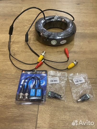 Кабель для камер видеонаблюдения, 40м, новый