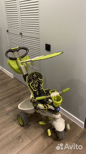 Велосипед с ручкой smartrike