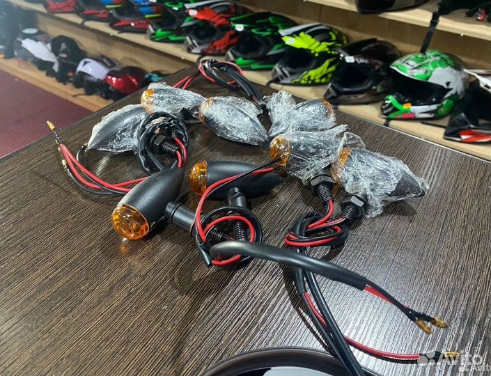 Поворотники для мото пуля черные