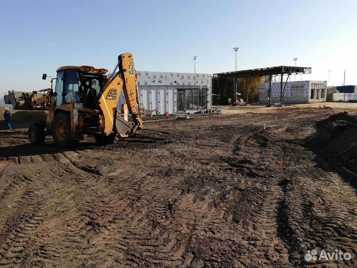 Услуги экскаватора погрузчика