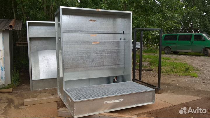 Покрасочная камера 2 метра с активным полом 2Х1