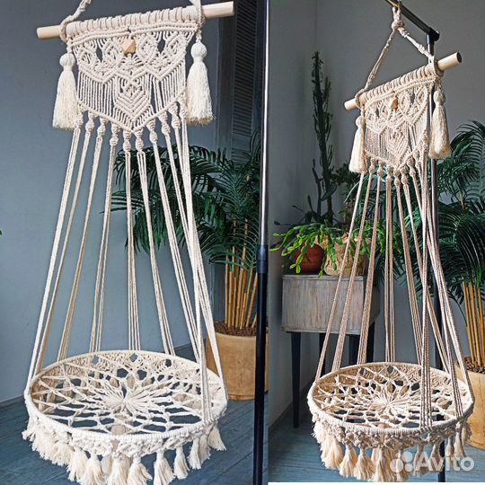 Макраме лежанка гамак для кота