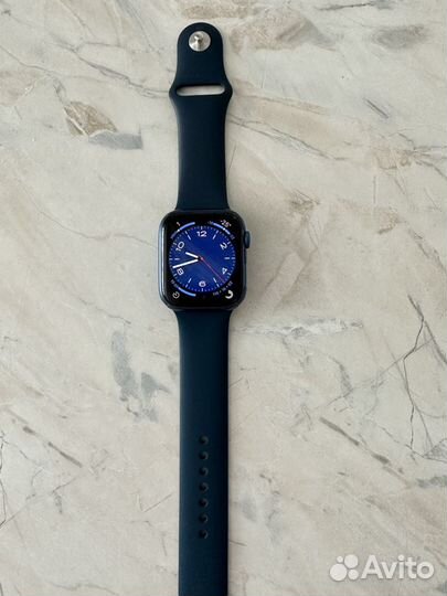 Часы apple watch 7 45 mm blue