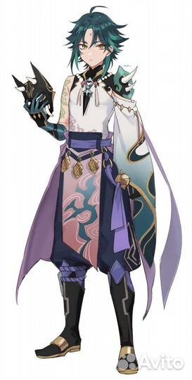 Косплей Сяо (цену предлагайте, костюм и обувь)