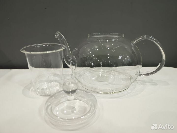 Стеклянный заварочный чайник 1200 мл