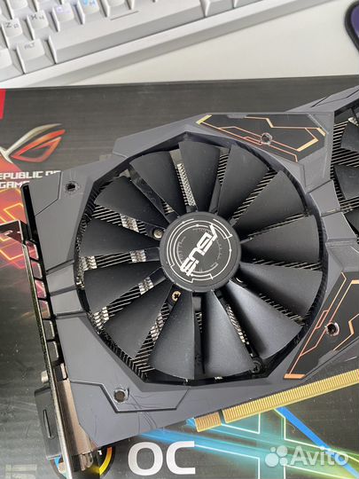 Видеокарта asus RX 570 4GB ROG strix