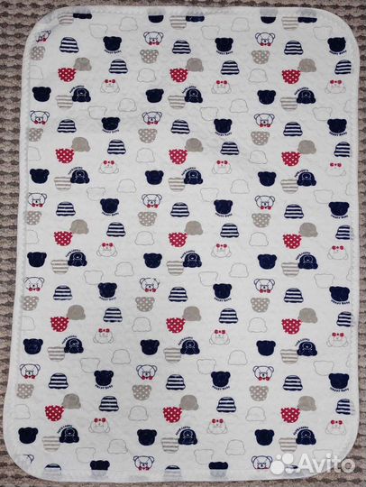 4х-слойная впитывпющая пелёнка 50*70 см