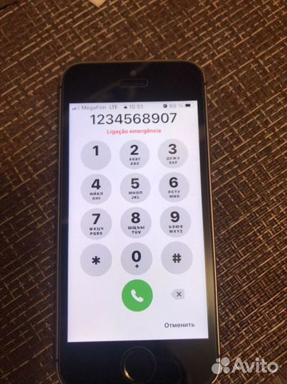 Дисплей iPhone 5S/iPhone SE в сборе (черный/белый)