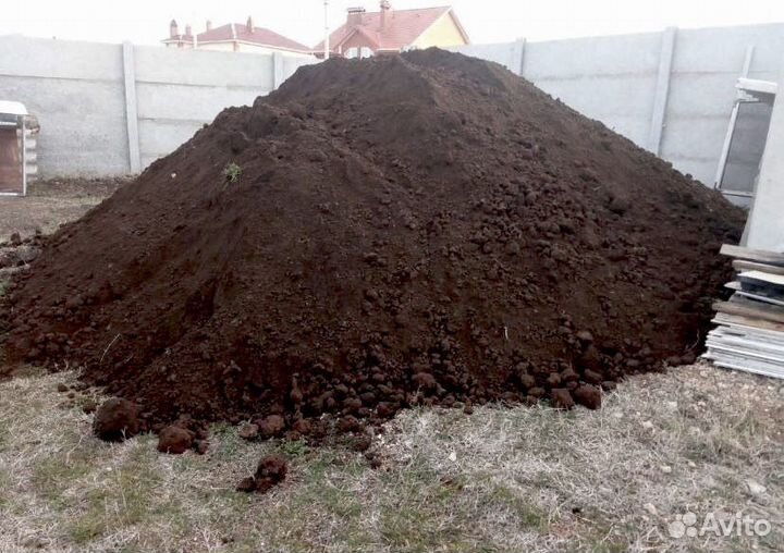 Плодородный грунт чернозем