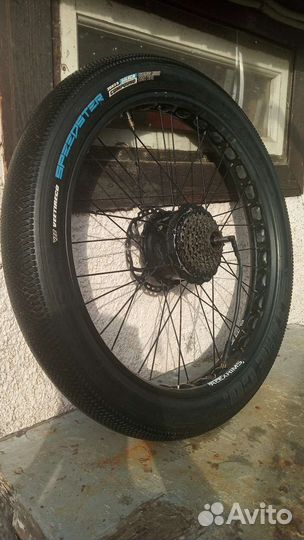 Мотор колесо для фэтбайка безкамерное 500w