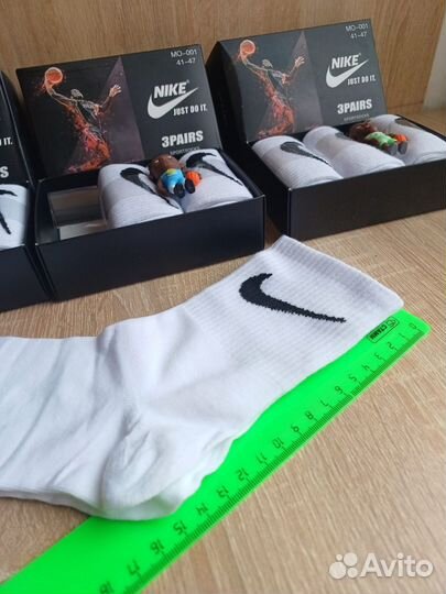 Носки Nike в коробке 3 пары