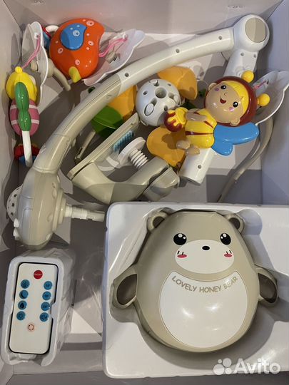 Мобиль на кроватку с подсветкой и музыкой