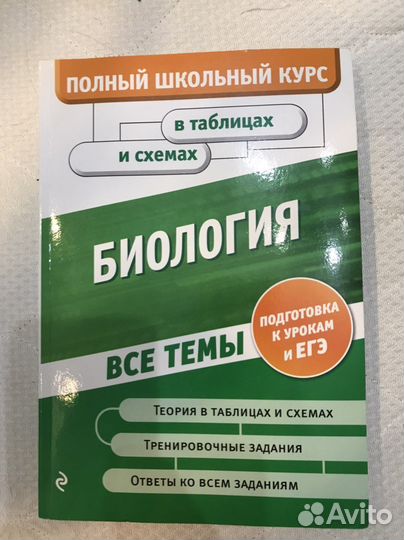 Справочник егэ биология