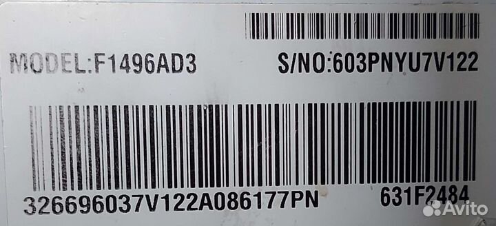 Запчасти б/у для стиральной машины LG F1496AD3