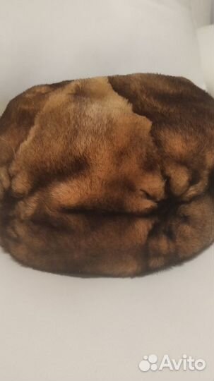 Берет из стриженой норки