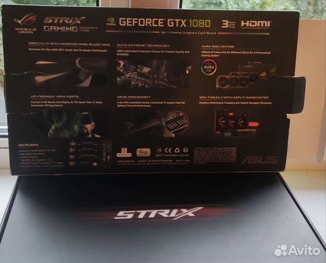 Видеокарта Asus GeForce GTX 1080 strix 8GB