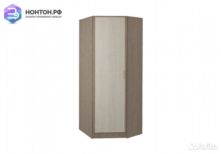 Шкаф угловой Юта крослайн карамель / латте