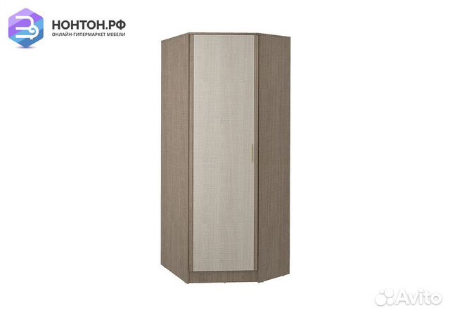 Шкаф угловой Юта крослайн карамель / латте