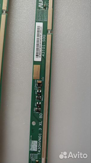 Планки матрицыдля Haier 43 SMART tv DX light