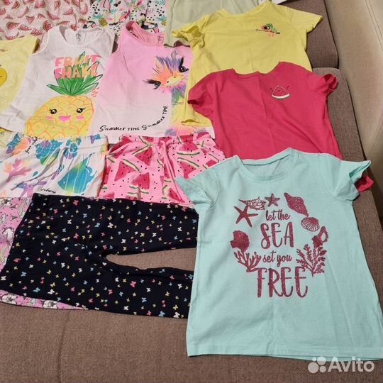Вещи пакетом на девочку 116 122