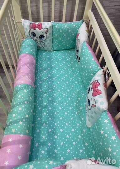 Бортики на кроватку